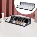 Rak pajangan akrilik, cocok untuk dekorasi jendela rumah, rak penyimpanan 8 kompartemen, bahan akrilik transparan, penyimpanan lemari pakaian yang bergaya.